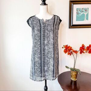 🍋 Annabella • Black/Gray Snake Print Tunic Dress